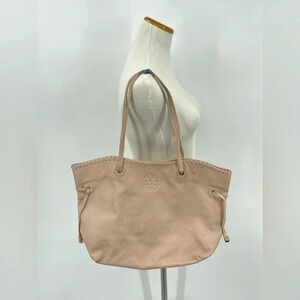 Tory Burch Leather Marion Slouchy East/West Tote Bag